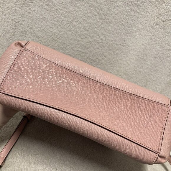 Coach Minetta Crossbody Shoulder Bag Convertible Petal Pink Pebble Leather EUC - Picture 9 of 15
